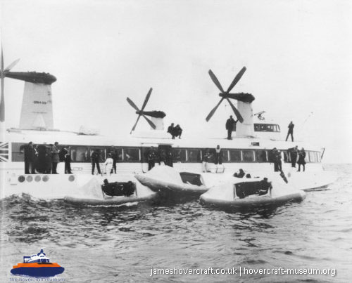SRN4 prototype GH-2007 -  (credit: The <a href='http://www.hovercraft-museum.org/' target='_blank'>Hovercraft Museum Trust</a>).